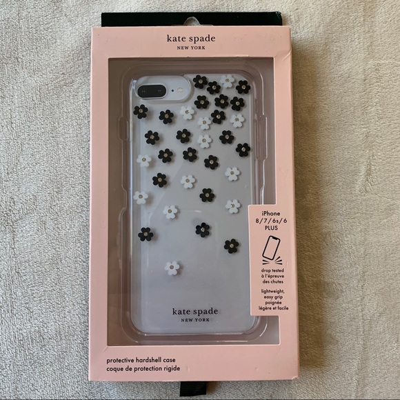 kate spade Accessories - KATE SPADE iPhone case with rhinestone flowers